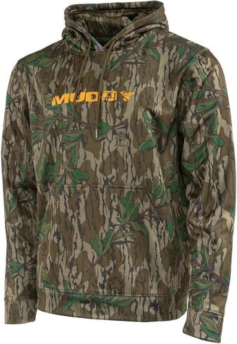 سترة Muddy Outdoors الرجالية ذات القلنسوة ذات الأداء القياسي TRX/Mossy Oak Bottomland / 3X in Kuwait