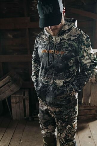 سترة Muddy Outdoors الرجالية ذات القلنسوة ذات الأداء القياسي TRX/Mossy Oak Bottomland / 3X in Kuwait