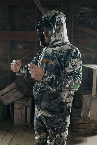 سترة Muddy Outdoors الرجالية ذات القلنسوة ذات الأداء القياسي TRX/Mossy Oak Bottomland / 3X in Kuwait