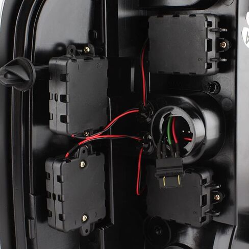 AKKON - لعام 2007-14 تشيفي سيلفرادو كامل LED LED خلال النهار تشغيل بار مصباح الذيل الأضواء السوداء العدسة واضحة مجموعة كاملة in Saudi Arabia