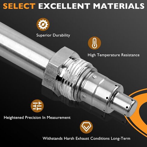 HQPASFY 68210084AA 5WK96742B NOX SESSOR 904-6030 مستشعر أكسيد النيتروجين مدخل المنبع متوافق مع 2013-2018 DODGE RAM 2500 3500 4500 5500 6.7L L6 CUMMINS RAPET# 5WK96742 in Kuwait