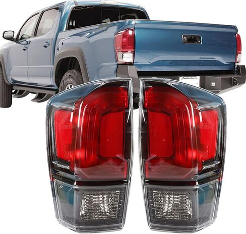 1 Pair Driver and Passenger Side Rear Brake Tail Lights Assembly Replacement for Toyota Tacoma 2016-2020 Tail Lamps 8156004200 8155004200 in Saudi Arabia
