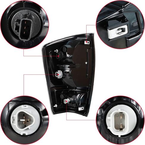 1 Pair Driver and Passenger Side Rear Brake Tail Lights Assembly Replacement for Toyota Tacoma 2016-2020 Tail Lamps 8156004200 8155004200 in Saudi Arabia