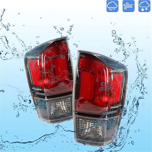 1 Pair Driver and Passenger Side Rear Brake Tail Lights Assembly Replacement for Toyota Tacoma 2016-2020 Tail Lamps 8156004200 8155004200 in Saudi Arabia