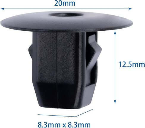 Oautoo 30pcs Fender Apron Grommet Nut Clip يناسب المسمار 5 مم لهوندا و Acura 90682-Sea-003 in Saudi Arabia