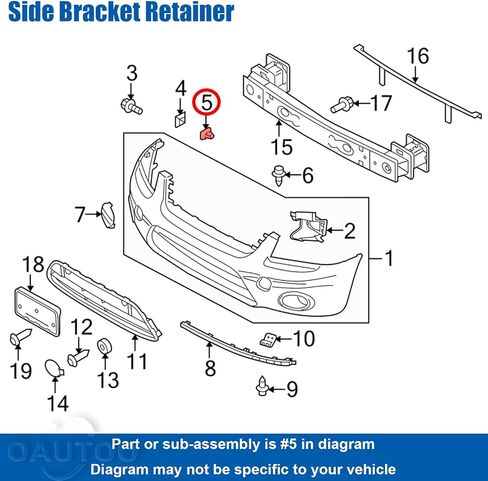 OAUTOO 25pcs Front Console Retainer Side Bracket Clips (Wheel Opening Molding Clip for XLT) 2T1Z-6120806-A for Ford Transit Connect 2010-2013 2T1Z6120806A in Saudi Arabia