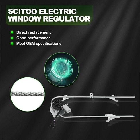 Scitoo Front Left Window Window Window مع Motor Fit لعام 2000 للحصاد الدولي 50002002 للحصاد الدولي 50002000-2007 للحصاد الدولي 5500i ، 741-5102 in Saudi Arabia