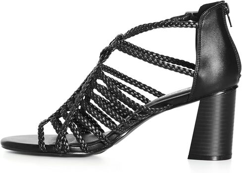 City Chic Women's Heel - WIDE FIT Braided Mida in Saudi Arabia