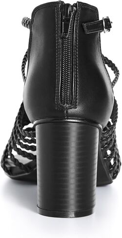 City Chic Women's Heel - WIDE FIT Braided Mida in Saudi Arabia