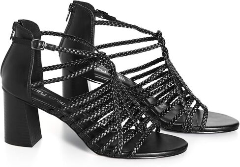 City Chic Women's Heel - WIDE FIT Braided Mida in Saudi Arabia