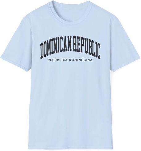 Dominican Republic Adult Unisex Soft T-Shirt in Saudi Arabia