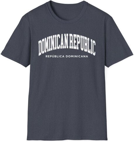 Dominican Republic Adult Unisex Soft T-Shirt in Saudi Arabia