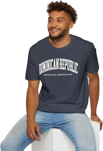 Dominican Republic Adult Unisex Soft T-Shirt in Saudi Arabia