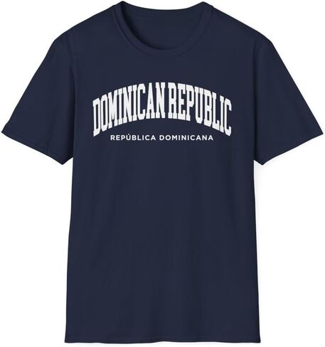 Dominican Republic Adult Unisex Soft T-Shirt in Saudi Arabia