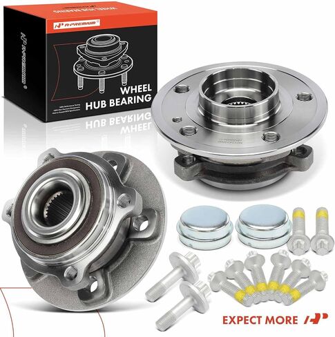 A-Premium 2 x Front or Rear Wheel Bearing and Hub Assembly Compatible with Mercedes-Benz CLA250 2020-2021, CLA35 AMG, CLA45 AMG, GLA250, GLA35 AMG, GLA45 AMG, A220, A35 AMG, GLB250, GLB35 AMG in Saudi Arabia