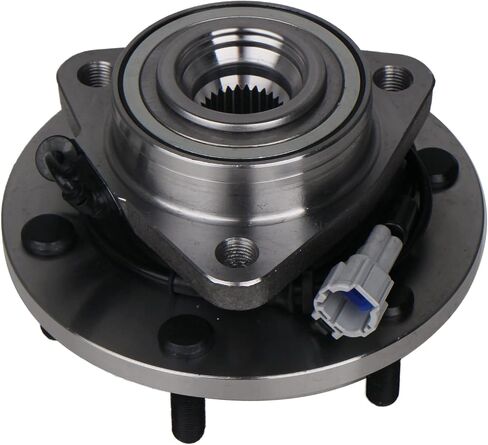 KUSATEC 515125 4WD AWD Front Wheel Bearing and Hub Assembly Compatible with for Nissan Armada Titan 2008 2009 2010 2011 2012, Infiniti QX56 2008 2009 2010, 6 Lug Bolts w/ABS in Saudi Arabia