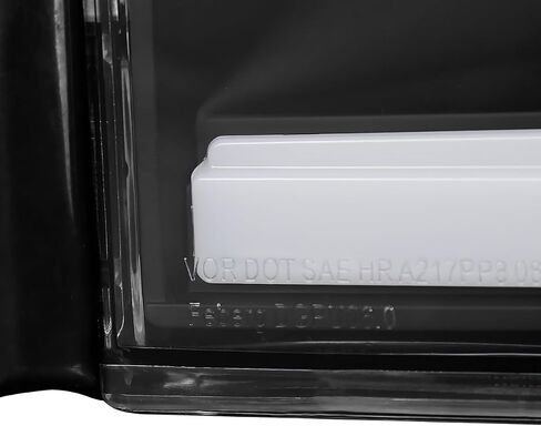 مواصفات ضبط المصابيح الأمامية السوداء مع شريط LED متوافق مع 2006-2008 Dodge RAM 1500/2500/3500 ، 2007-2009 Dodge RAM 2500/3500 ، Left + Pair Headips Assembly in Kuwait