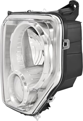المصابيح الأمامية زوج Hecasa متوافقة مع بديل 2008-2012 Jeep Liberty لـ CH2503221 CH2502221 مصابيح أمامية هالوجين مجموعة مع عدسة ضباب in Saudi Arabia