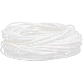 GORGECRAFT 11 Yard Fold Over PU Leather Strip Cord 4mm Wide Double Sided Leather Braiding String White Flat Soft Leather Trimming Strap Trimming for DIY Sewing Crafts Belt Bracelet Jewelry Making in Kuwait