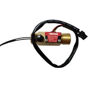 1PCS G1/2" Brass Hall Flow Rate Meter NTC Temperature Measurement Water Flow Sensor in Saudi Arabia