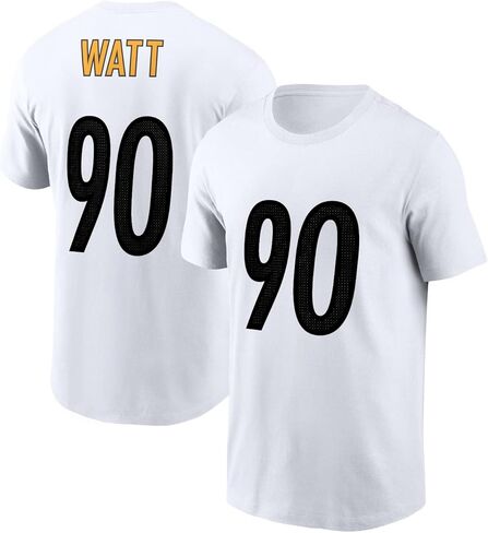 TJ Watt Football Shirt Jersey 100 ٪ Cotton #90 Pittsburgh in Kuwait