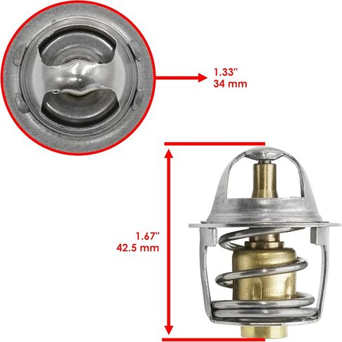 Caltric Thermostat & O-Ring Compatible with Polaris Sportsman Etx Efi/Ranger Etx 2015 in Saudi Arabia