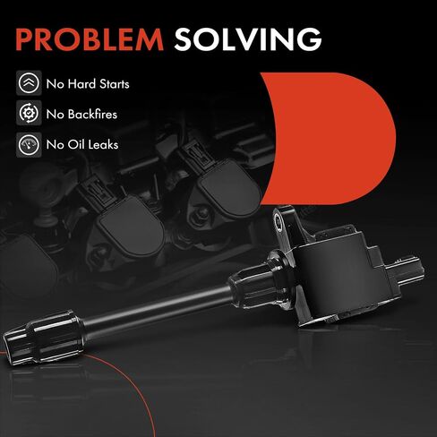 A-Premium Engine Ignition Coil Pack Compatible with Nissan Pathfinder 2000-2001 & Infiniti QX4 2000-2001, 3.3L 3.5L in Saudi Arabia