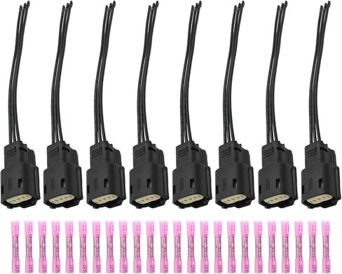 WPT931 Ignition Coil Connector Plug Replacement for Ford V6 V8 Flex F150 2013-2019, Replaces S2280 9U2Z14S411EA (8pcs) in Saudi Arabia