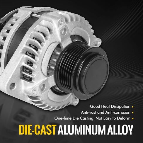 KUSATEC 31100-RV0-A01 NEW ANTERNATOR متوافق مع Honda Odyssey 2011-2013 Pilot 2012-2015 RIDGLINE 2012-2014 3.5L V6 ؛ 12V 130A OE 11573N 104210-1240 in Saudi Arabia