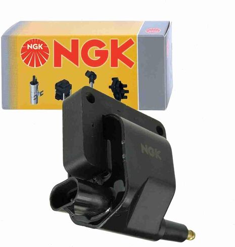 NGK Ignition Coil compatible with Jeep Wrangler 2.5L 4.0L L4 L6 1991-1997 in Saudi Arabia