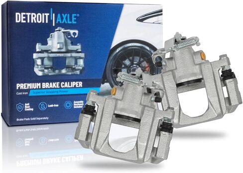 Detroit Axle - الفرجار الخلفي للفرامل لفولكس واغون روتان كرايسلر تاون آند كونتري دودج كارافان رام/الخامس ، الفرجار الفرامل قرص مع استبدال شريان in Saudi Arabia