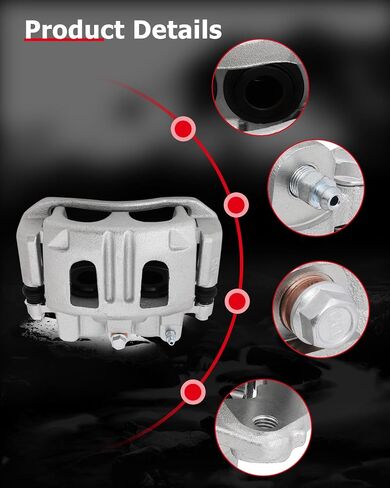 Cciyu Front Ritule Brake Caliper مع قوس 18B4951 لـ Chevrolet Equinox 2005-2006 لـ Pontiac Torrent 2006 لـ Saturn Vue 2004-2007 in Saudi Arabia