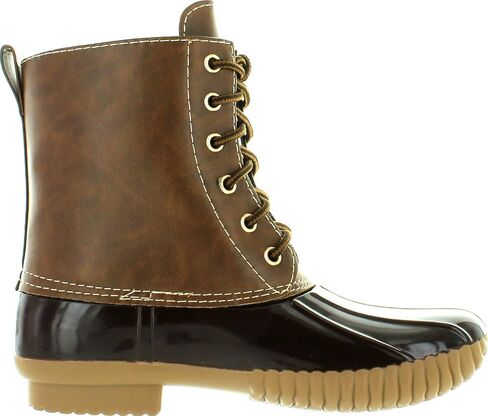 Axny Women's Lace Up two two Tine Combat Astrict Boots Rain Boots in Kuwait