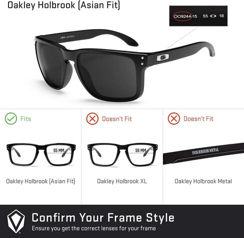 عدسات استبدال Revant لـ Oakley Holbrook (Fit Asian) in Saudi Arabia