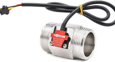 1PCS S304 1.25" DN32 3~120L/Min Water Hall Turbine Flow Sensor Industry Meter in Saudi Arabia