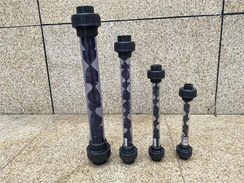 1PCS UPVC 1/2 3/4 1 "1.25 1.5 2" 3 "4" معدات خلط عالية الكفاءة في أنبوب الخلاط الثابت (DN50) in Kuwait