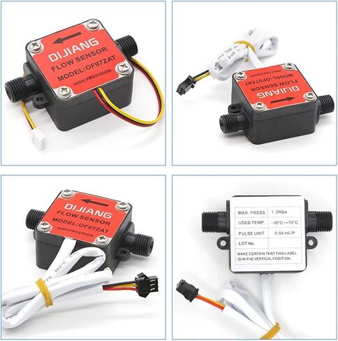 1PCS G1/4" OF07ZAT Milk Gasoline Oil Deisel Flow Rate Sensor Control Meter in Saudi Arabia
