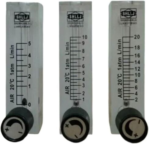 1PCS LZQ-6 مقياس تدفق غاز الهواء مع صمام التحكم لـ Oxygen Conctrato 0-5lpm 2-20lpm (1-10lpm) in Saudi Arabia