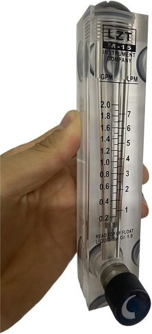 1PCS LZM-15T PMMA تدفق السائل مقياس تدفق المياه مقياس مقياس المقياس مع صمام التحكم 0.2-2PM 0.2-3LPM 0.5-4LPM 1-7LPM 10-100L/H (0.5-4LPM) in Saudi Arabia