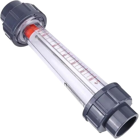 1pcs 60-3000L/H 2-10GPM 4-40LPM FIT 32 مم أنبوب O/D LZS-20 ABS قياس الأنبوب البلاستيكي القياس السائل المائي (300-3000 LPM) in Saudi Arabia