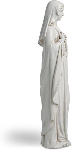 12" H Immaculate Heart of Mary Statue,Vrigin Mary Mother of Jesus Statue,Perfect Hand Made Catholic Figurine for Home Decor Catholic Gifts for Mom's Birthday in Saudi Arabia