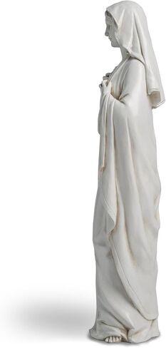 12" H Immaculate Heart of Mary Statue,Vrigin Mary Mother of Jesus Statue,Perfect Hand Made Catholic Figurine for Home Decor Catholic Gifts for Mom's Birthday in Saudi Arabia
