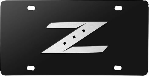 ل Nissan 350Z Z 3D Brush Metal Look Logo Lack Back in Saudi Arabia