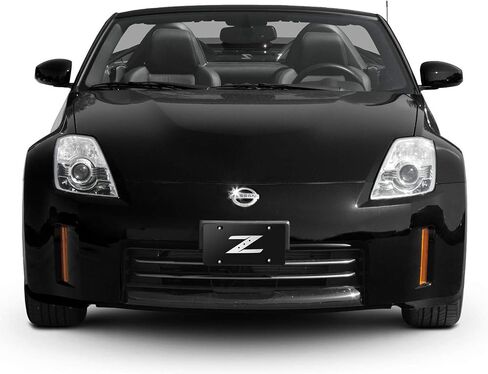 ل Nissan 350Z Z 3D Brush Metal Look Logo Lack Back in Saudi Arabia
