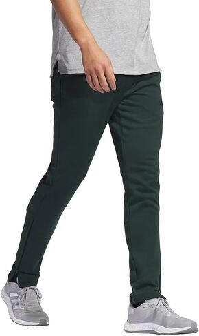 adidas Men’s Regular Fit Zippered Ankle Openings Jogger - Green (Shagrn), Large in Saudi Arabia