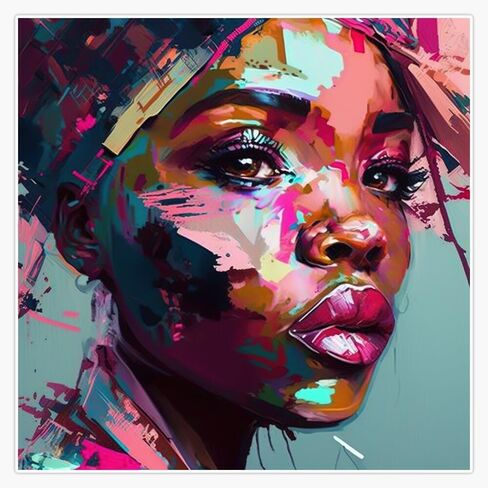 African American Goddess 9 Sticker Vinyl Waterproof Sticker Decal Car Laptop Wall Window Bumper Sticker 5" in Saudi Arabia