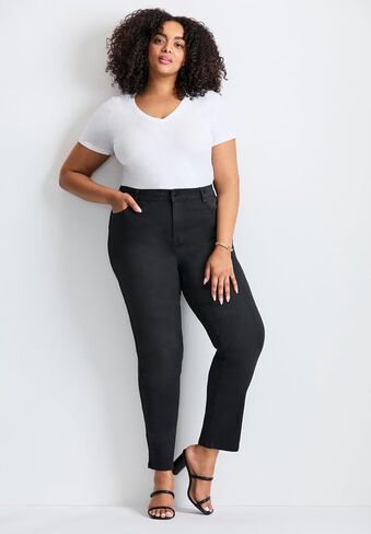Women's Plus Size Petite Butter Denim Straight Leg Jean in Saudi Arabia