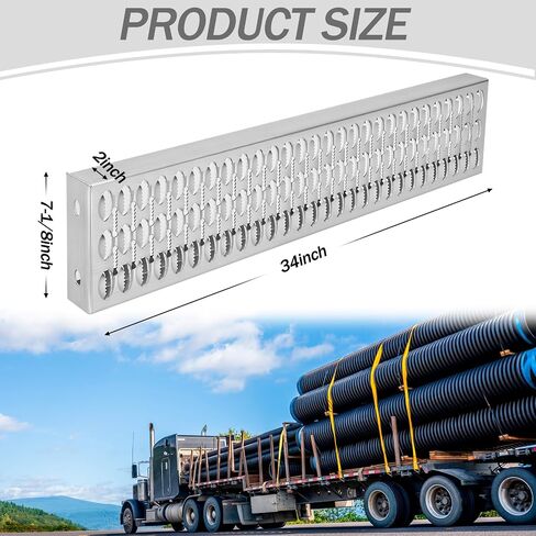 Blulu 34" x 7-1/8" x 2" Bolt-on Aluminum Top Fuel Tank Step Fits Truck Fuel Tank in Saudi Arabia