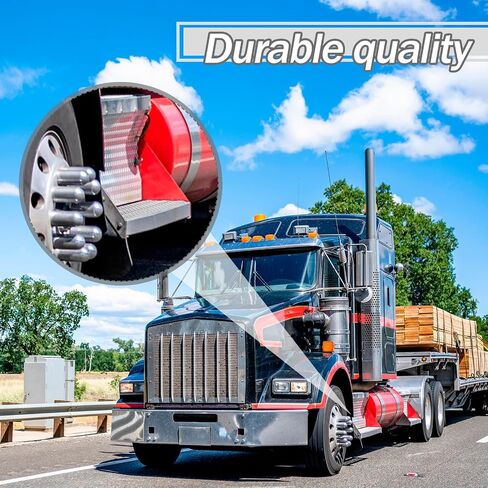 Blulu 34" x 7-1/8" x 2" Bolt-on Aluminum Top Fuel Tank Step Fits Truck Fuel Tank in Saudi Arabia