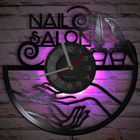 12 '' Salon Salon Vinyl record record record stare for beauty salon decor in Kuwait